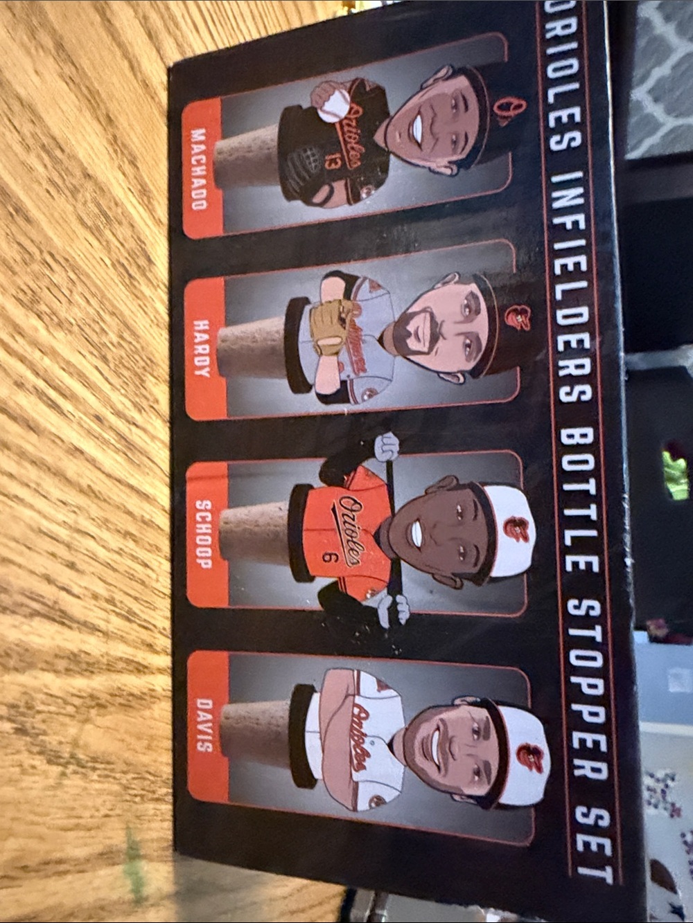 Baltimore Orioles Infielders Bottle Stopper Set - Orange & Black